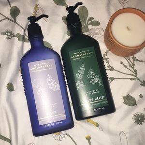 Bath & body works aromatherapy lotions